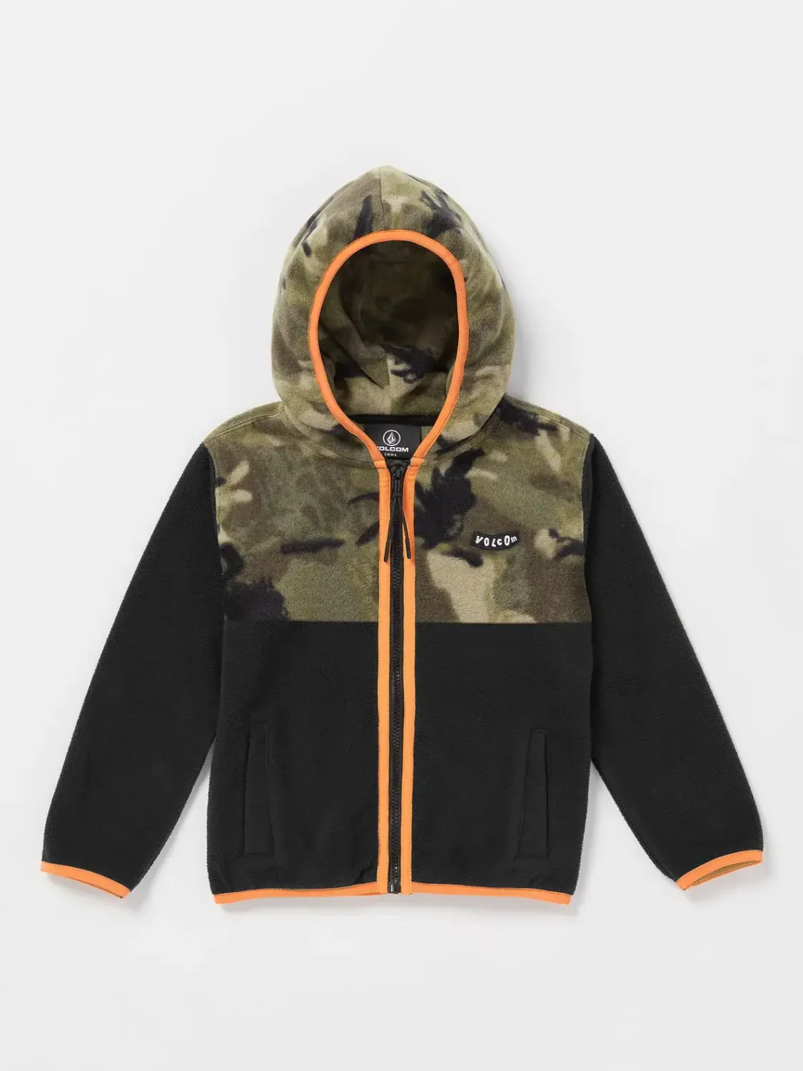 Volcom Toddler Polar Fleece  Zip- Camo