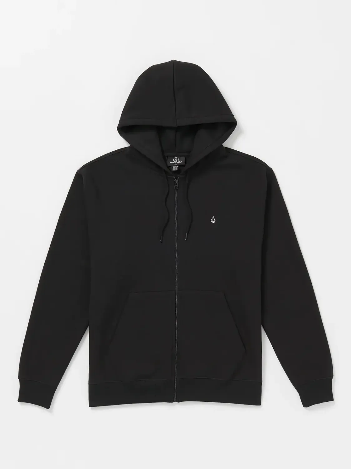 Volcom Men&#39;s Single Stone Zip Hoodie - BLK