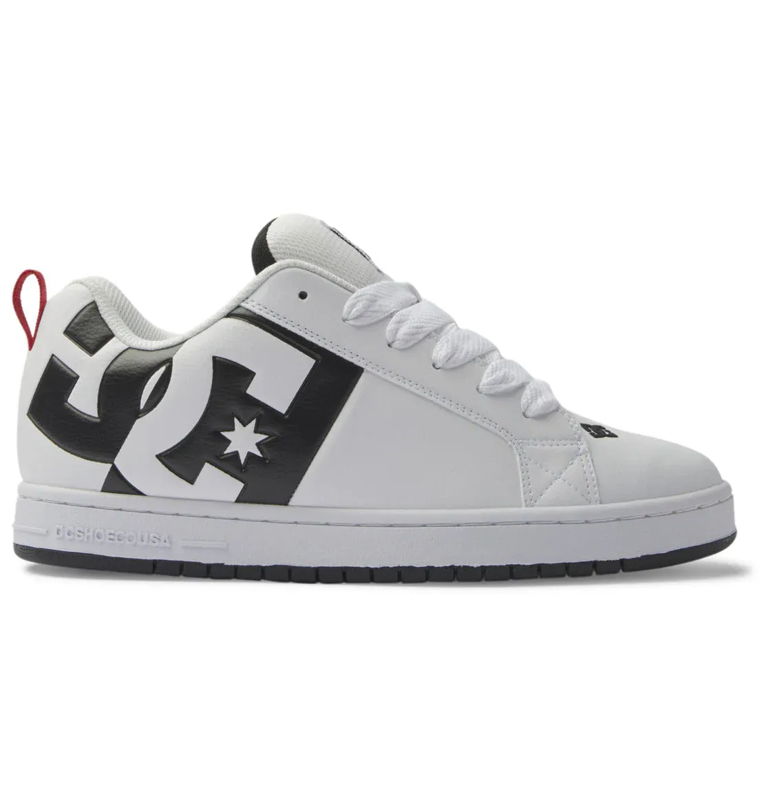 DC Mens Court Graffik SQ Shoe - WLK