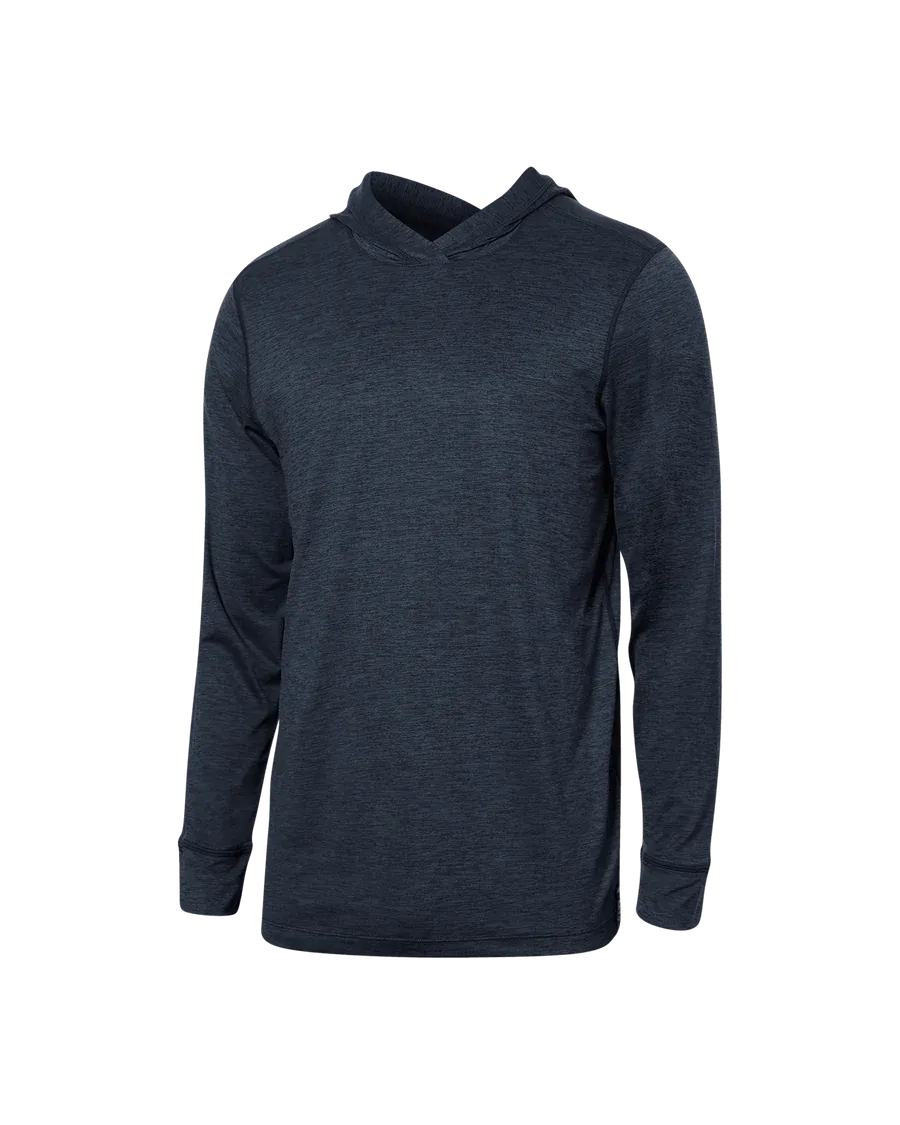 SAXX Droptemp All Day Cooling Hoodie - Turbulence Hthr