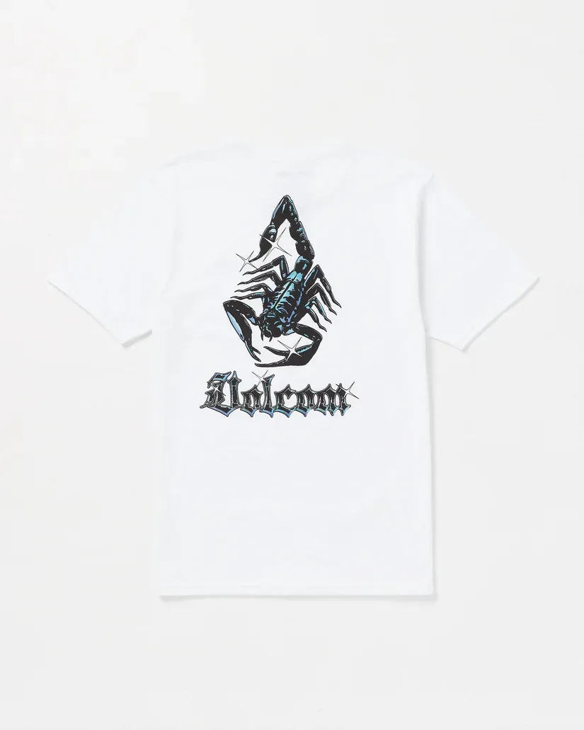 Volcom Men&#39;s Blazing Venom S/S Tee - WHT
