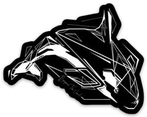 BTU Orca Sticker  3"