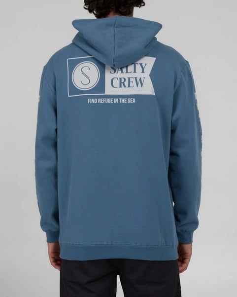 Salty Crew Alpha Hood Fleece Slate