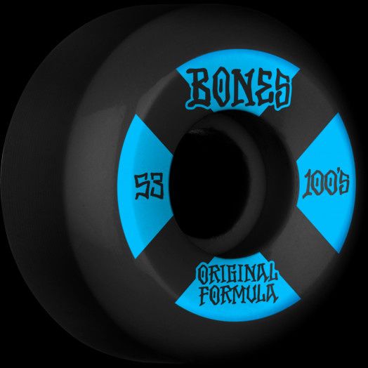 Bones Wheels - 100&#39;s OG V5 Sidecut 53mm Black