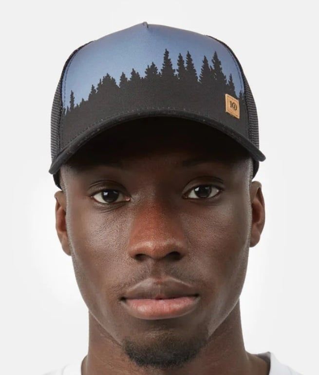 Tentree Juniper Altitude Hat -Meteorite Black/White