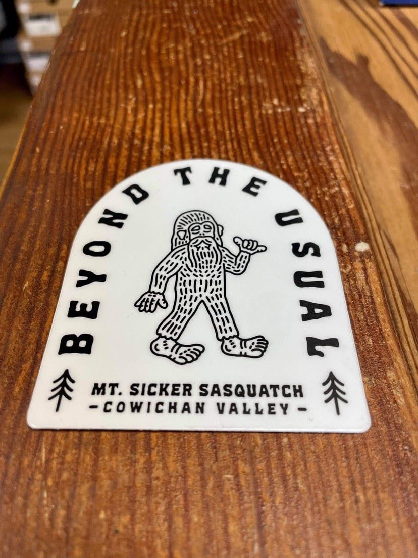 BTU Sasquatch Sticker 3”