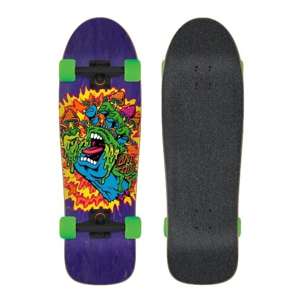 Santa Cruz Complete Shaped Toxic Hand Classic Skateboard 9.7x31.7&quot;