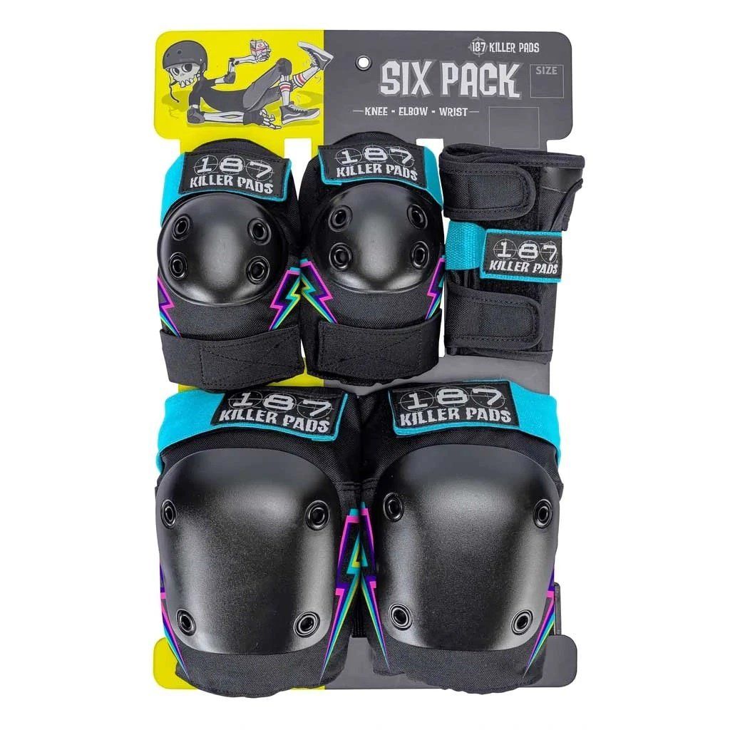 187 Six Pack Jr Pad Set - Electric Bolt