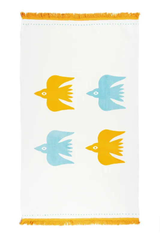 Tofino Towel Co. Birds of a Feather Velour Towel