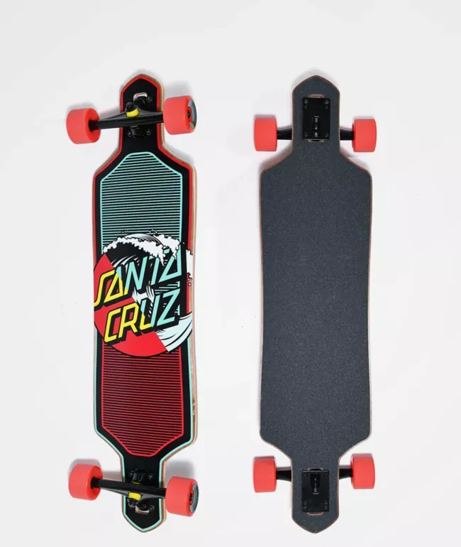 Santa Cruz Complete Thru Wave Dot Splice Longboard 9 x 36&quot;