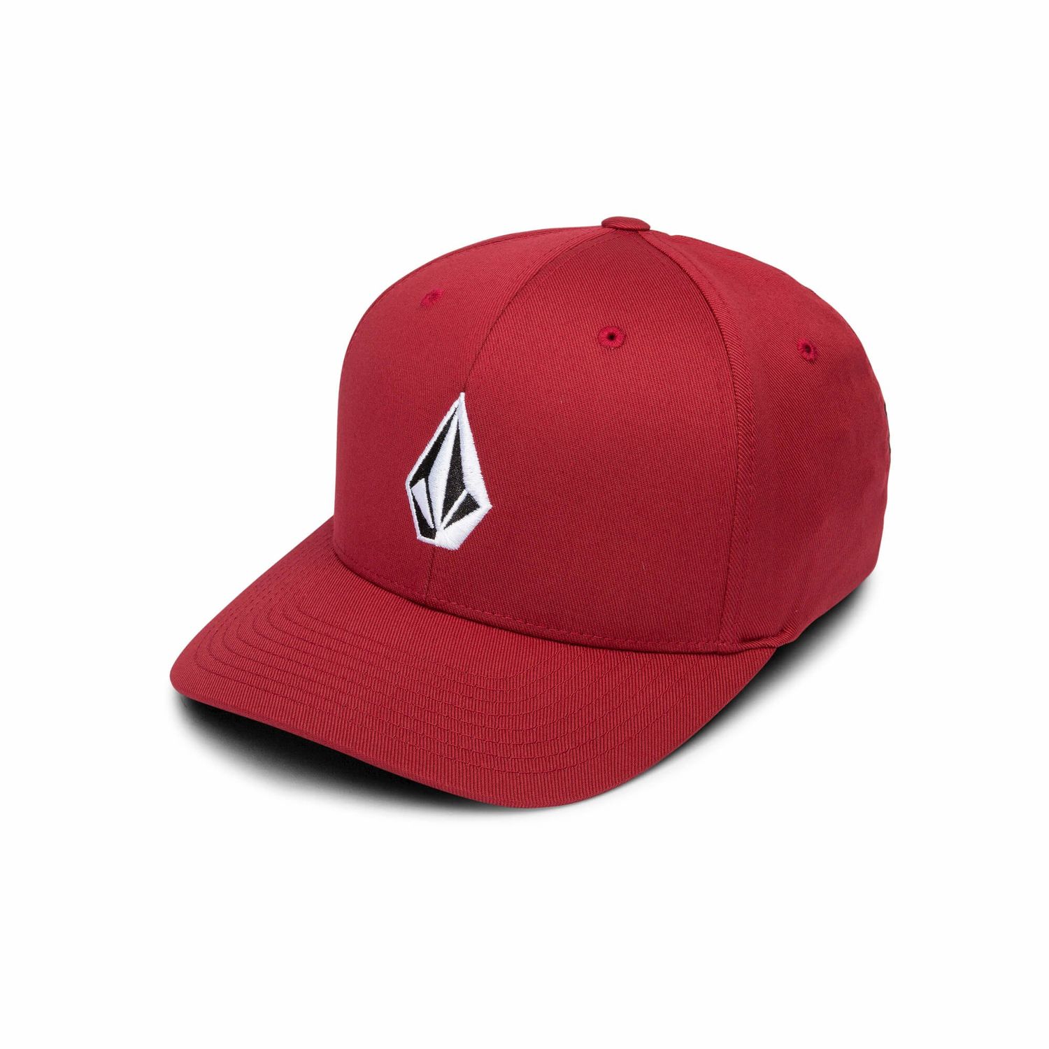 Volcom Big Youth Full Stone Flexfit Hat, Color: Red