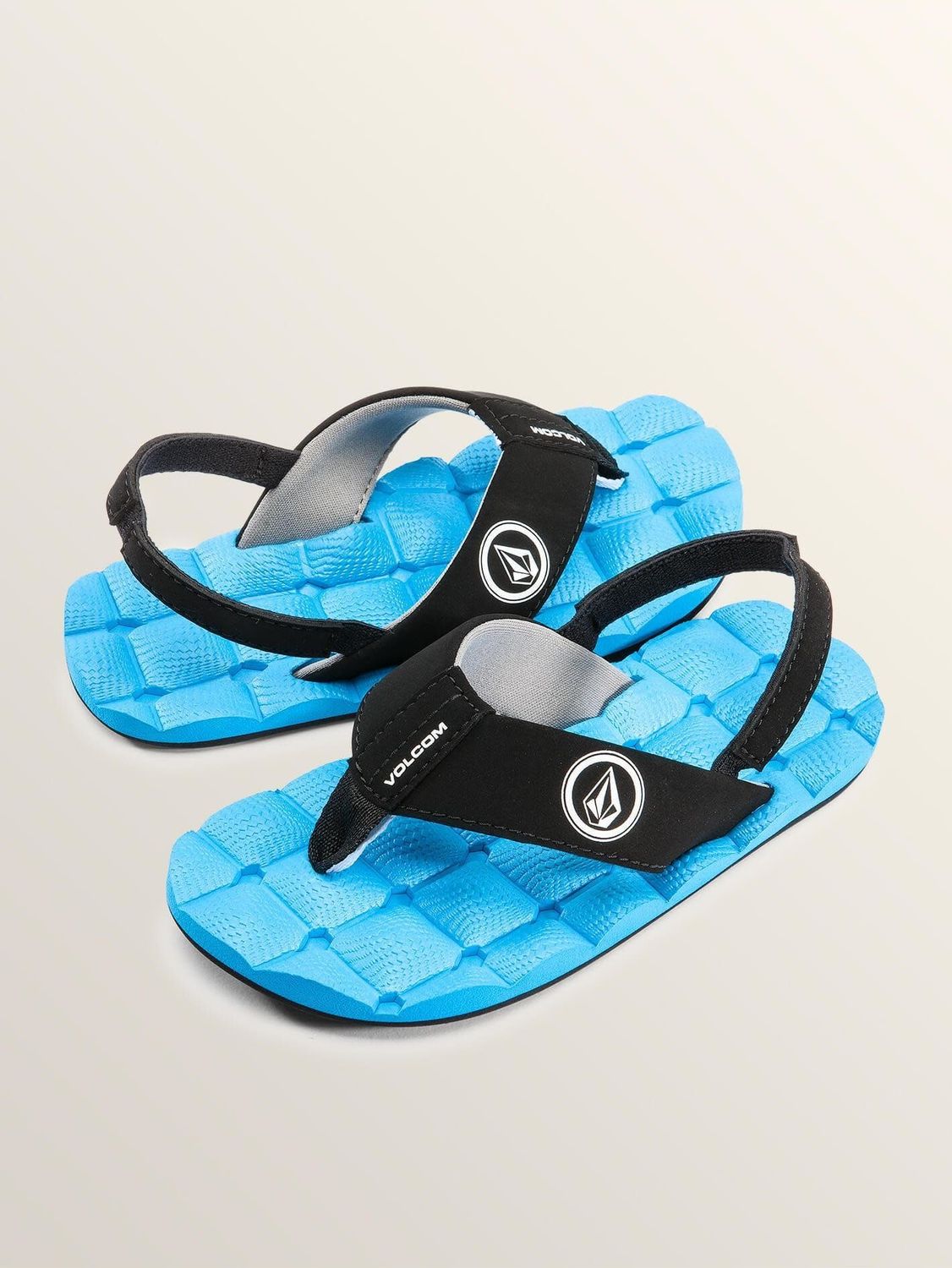 Volcom Little Youth Recliner Sandal, Color: Marina Blue, Size: 8