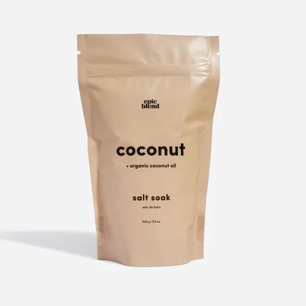 Epic Blend Salt Soak 17.6oz, Scent: Coconut