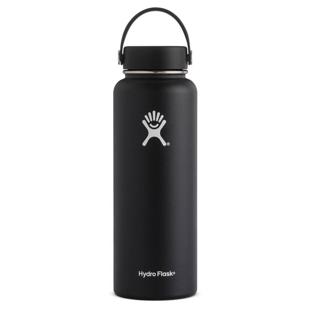 Hydroflask Wide Mouth Flex Cap 40oz Bottle, Color: Black