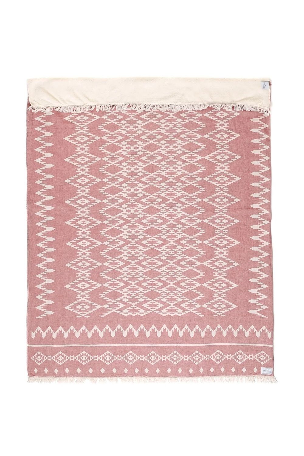 Tofino Towel Coastal Throw, Color: Brick