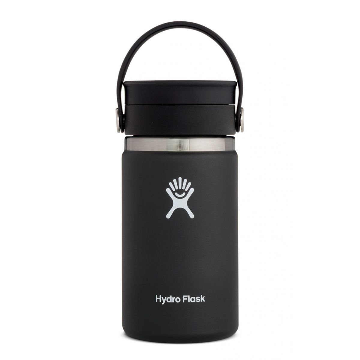 Hydroflask Wide Mouth Flex Sip Lid 12oz Bottle, Color: Black