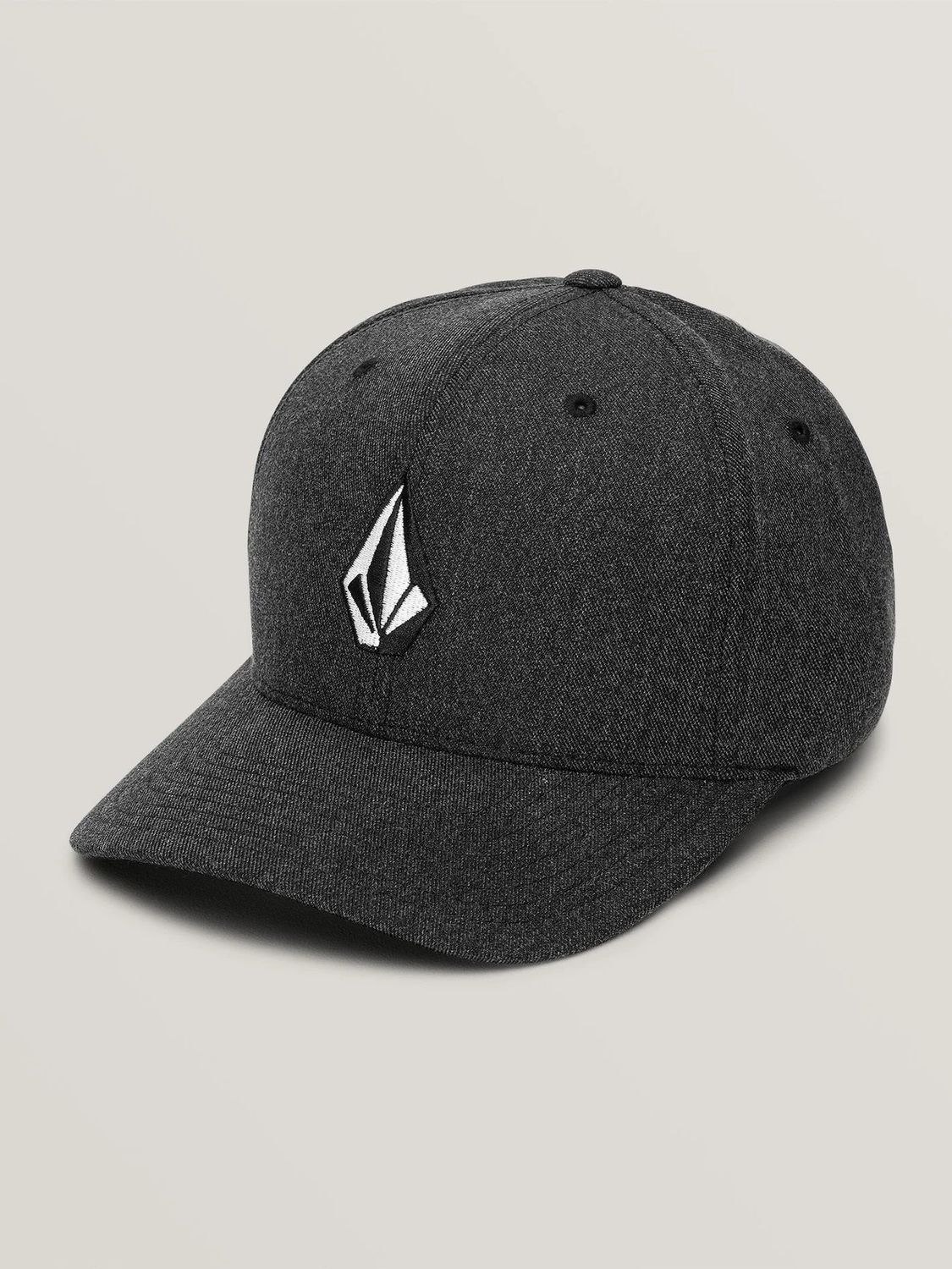Volcom Men&#39;s Full Stone Heather Flexfit, Color: Charcoal CHH, Size: S/M
