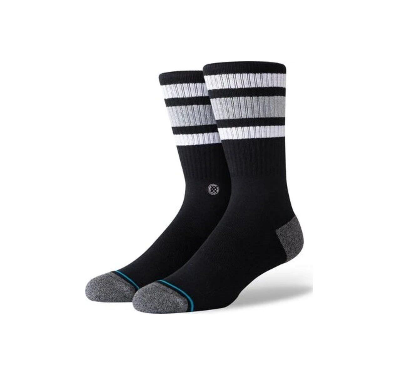 Stance Socks STP Boyd Crew, Color: Black, Size: L