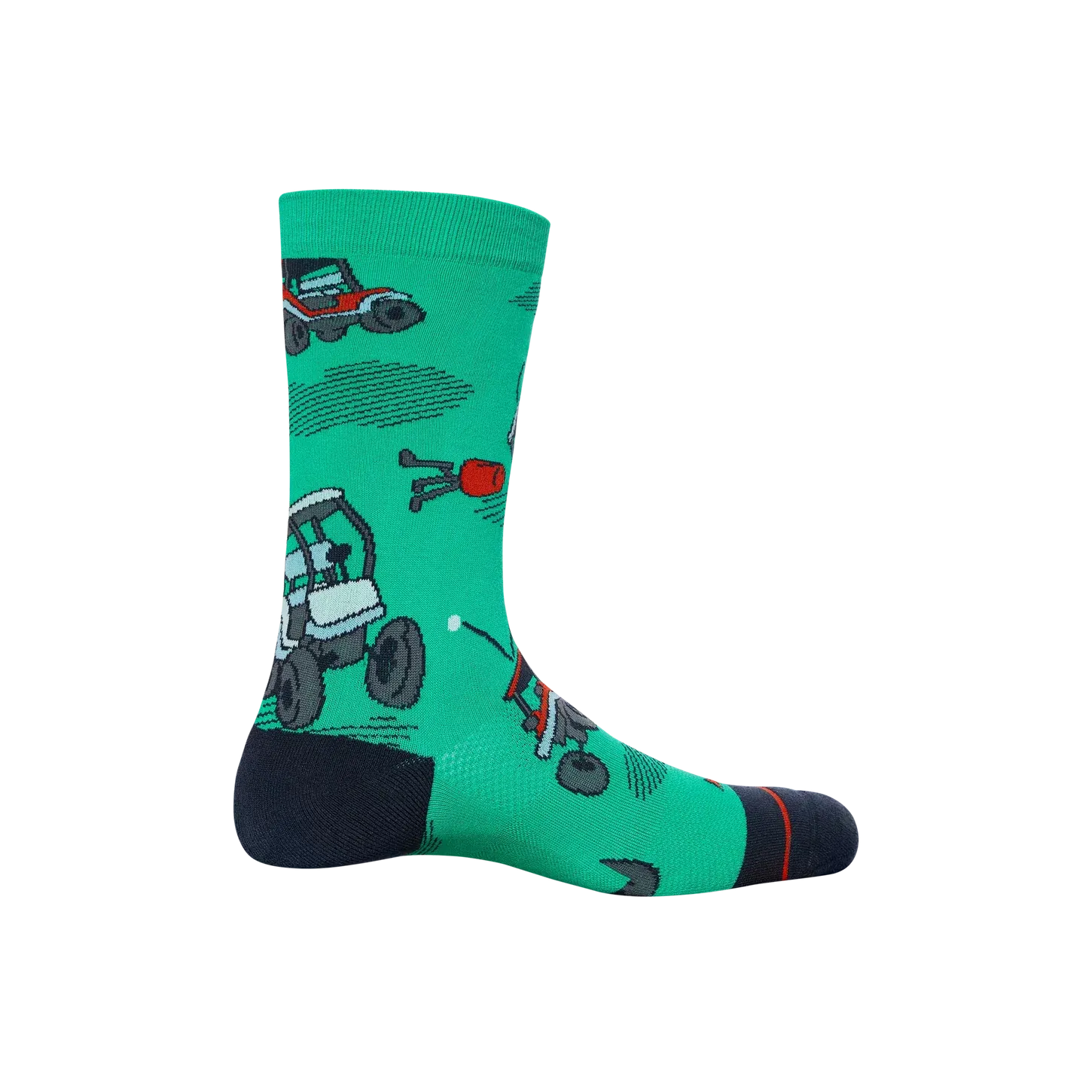 SAXX Whole Package Crew Socks, Color: Off Course Carts, Size: Medium