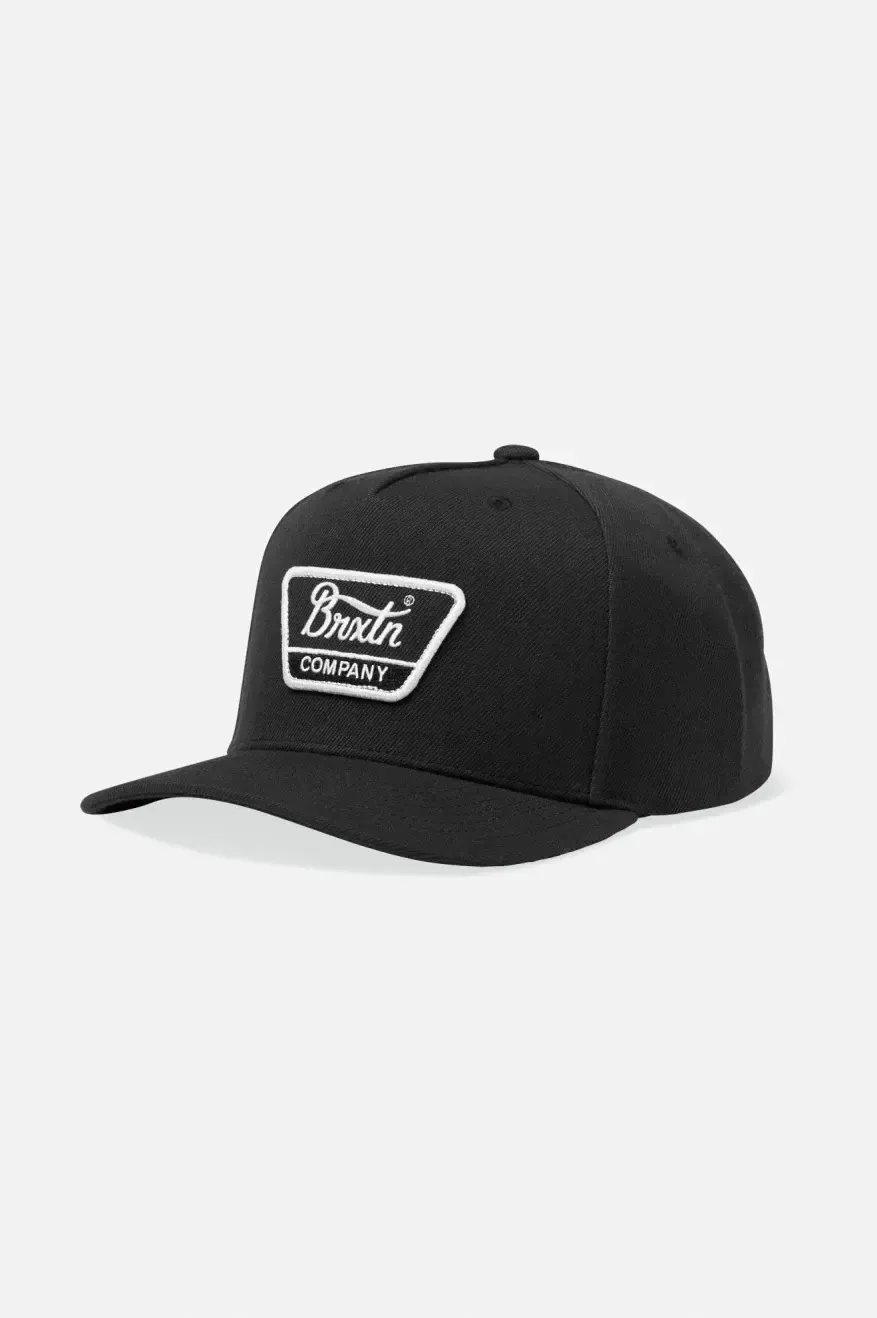 Brixton Linwood C Netplus Snapback, Color: Blk White