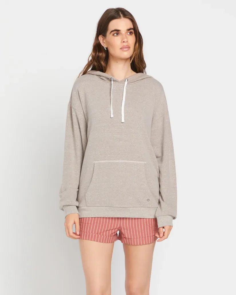 Volcom Lil Frenchie Hoodie -Concrete