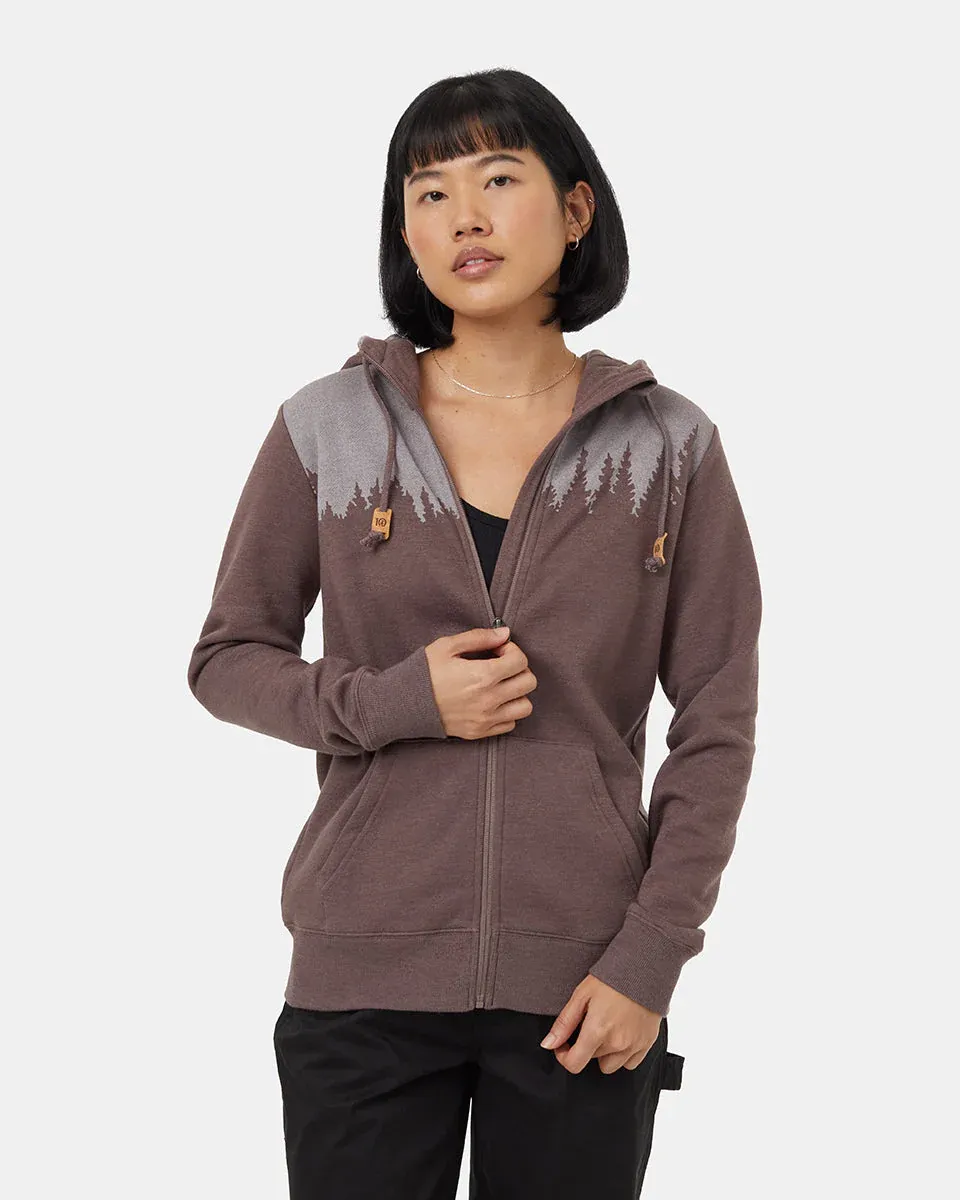 Tentree Women Juniper Zip Hoodie - Elkwood Heather