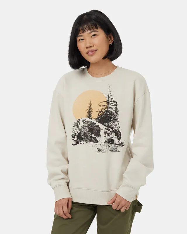 Tentree Women Backcountry Crew - Pale Oak