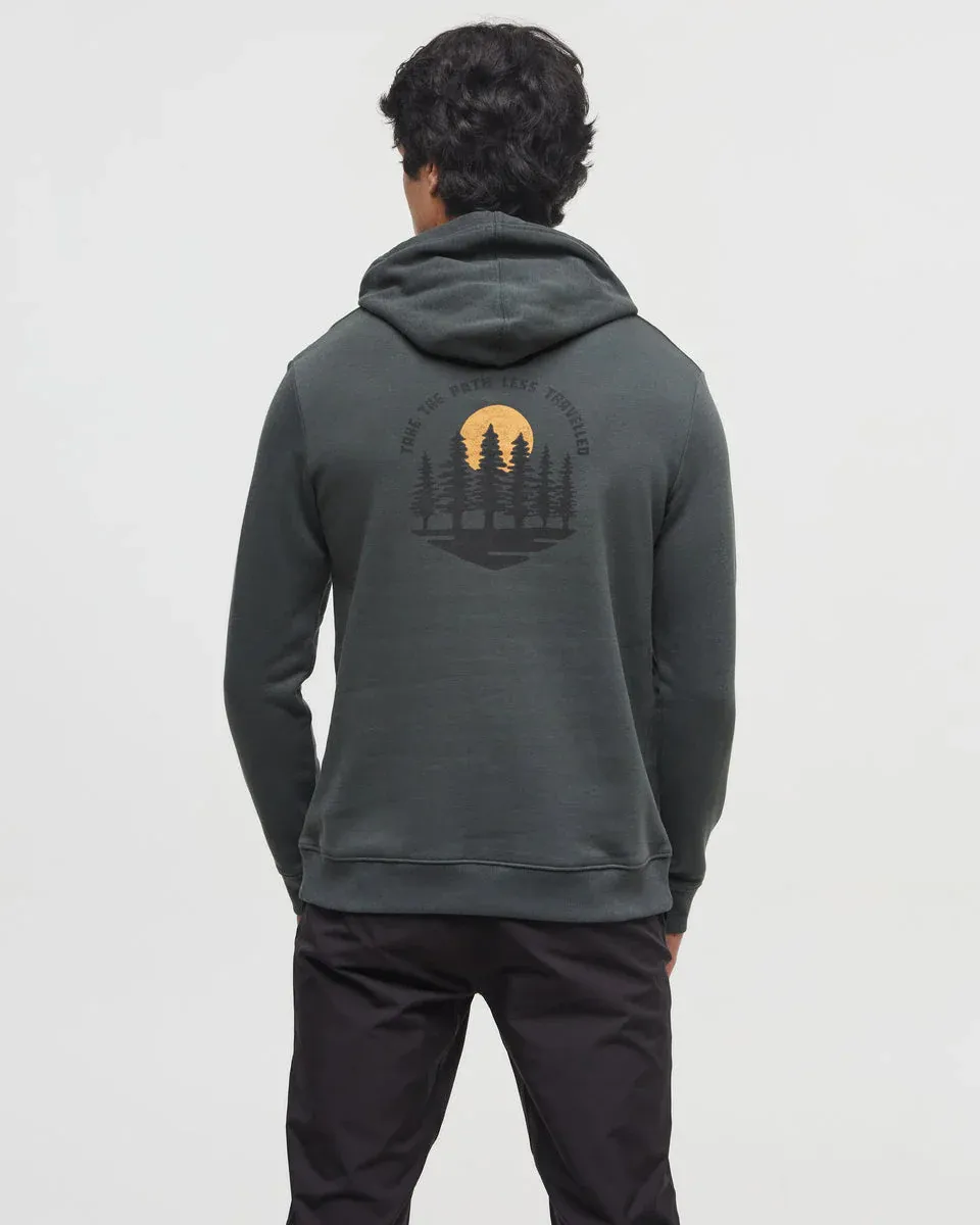Tentree Men Path Less Travelled Hoodie - Urban Green