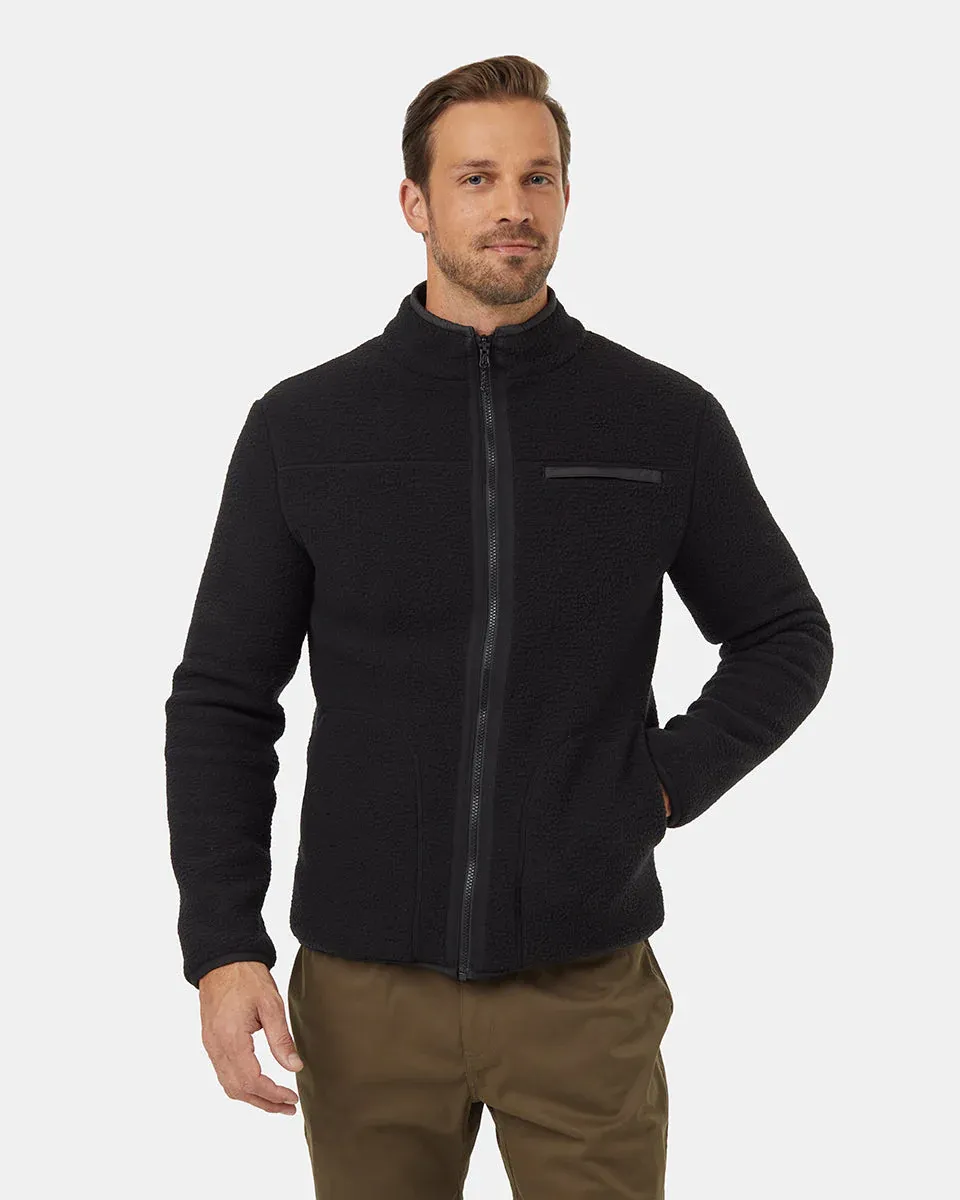 Tentree M Cloud Shell Hybrid Reversible Jacket- Meteorite Blk