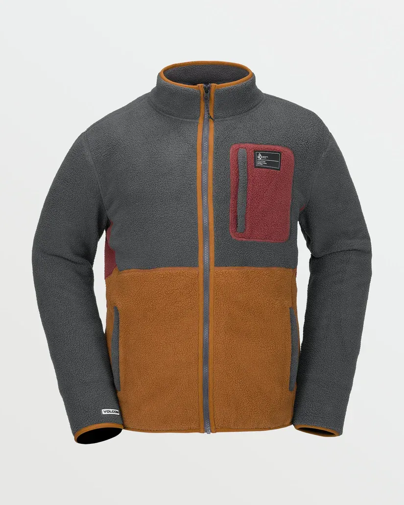Volcom Men Fleecer Full Zip - CHR