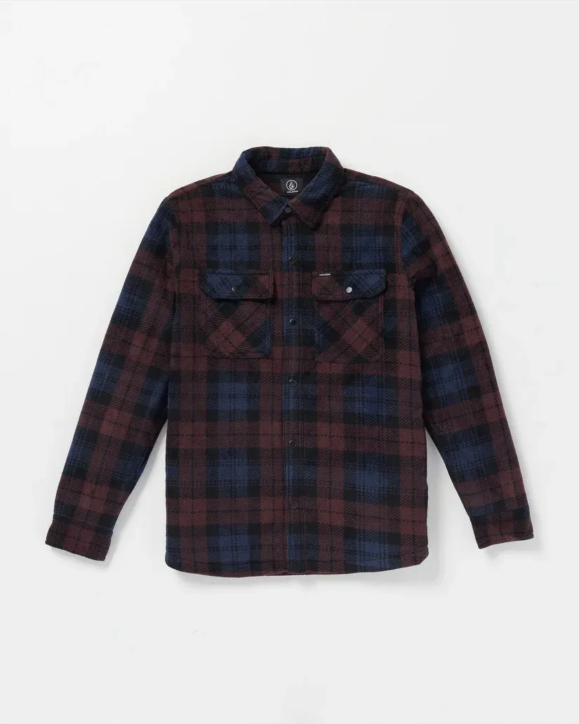 Volcom Men Bowered  LS Fleece - MER