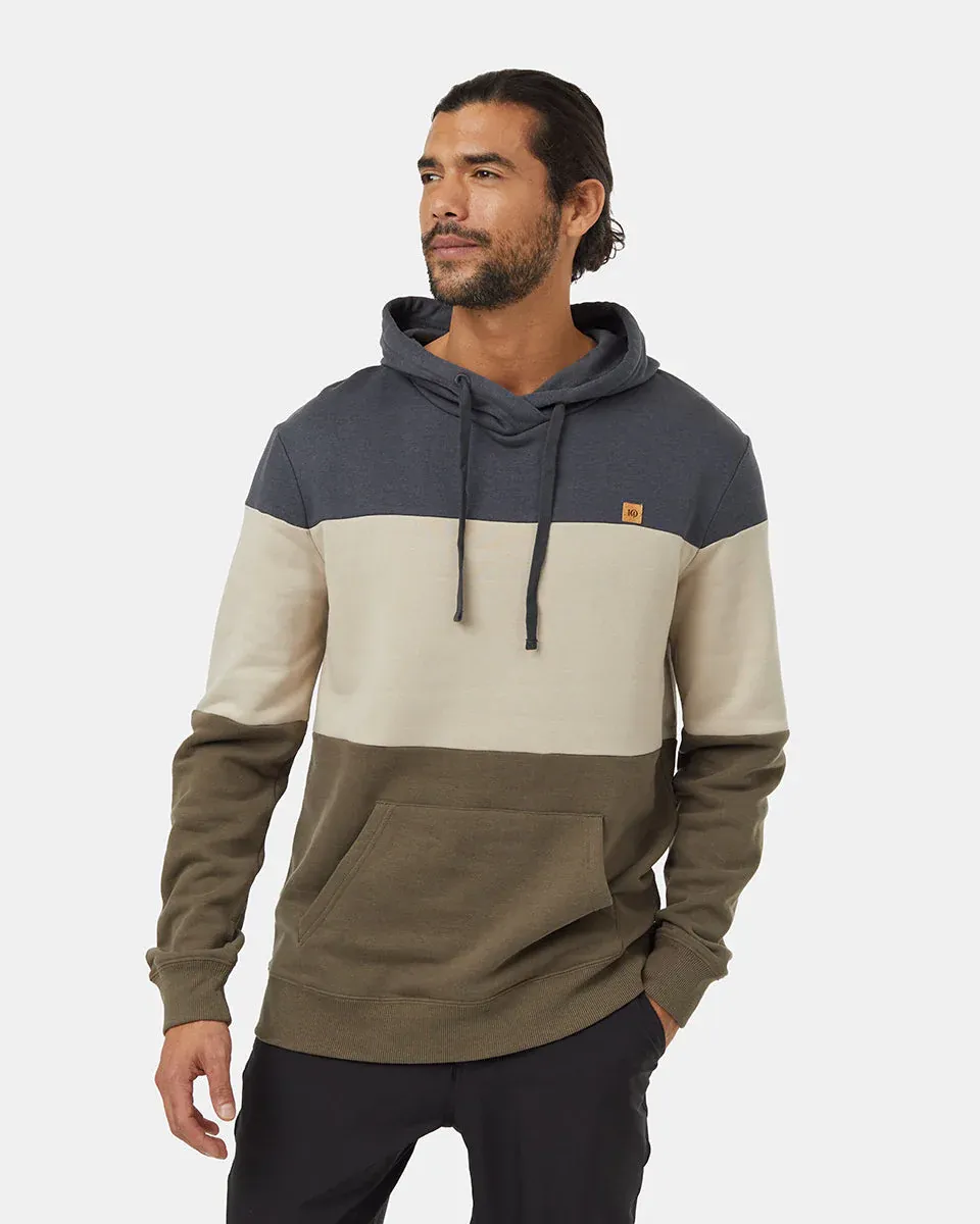 Tentree M Reynard Blocked Hoodie - GraphiteOakTundra