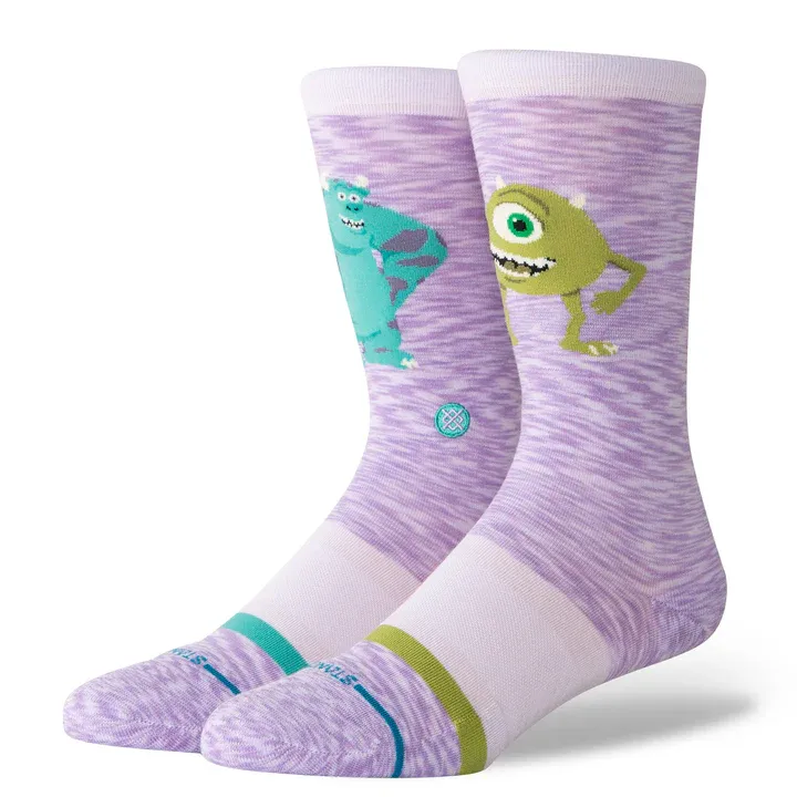 Stance Socks Pixar Scare Floor Crew Lavender