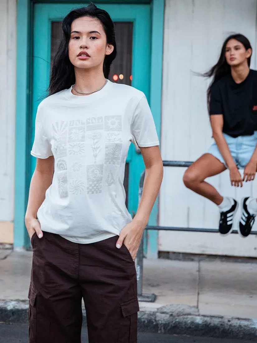 Volcom Womens Lock it up tee - Bone