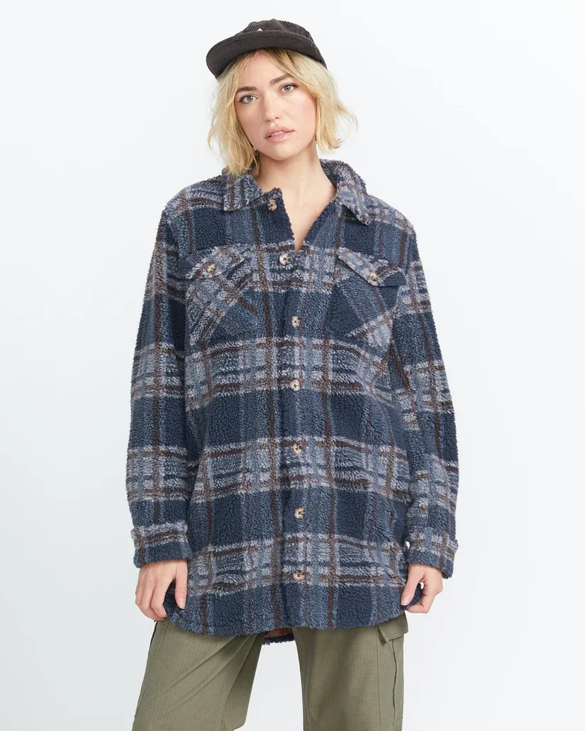 Volcom Womens Silent Sherpa II Jacket VNY