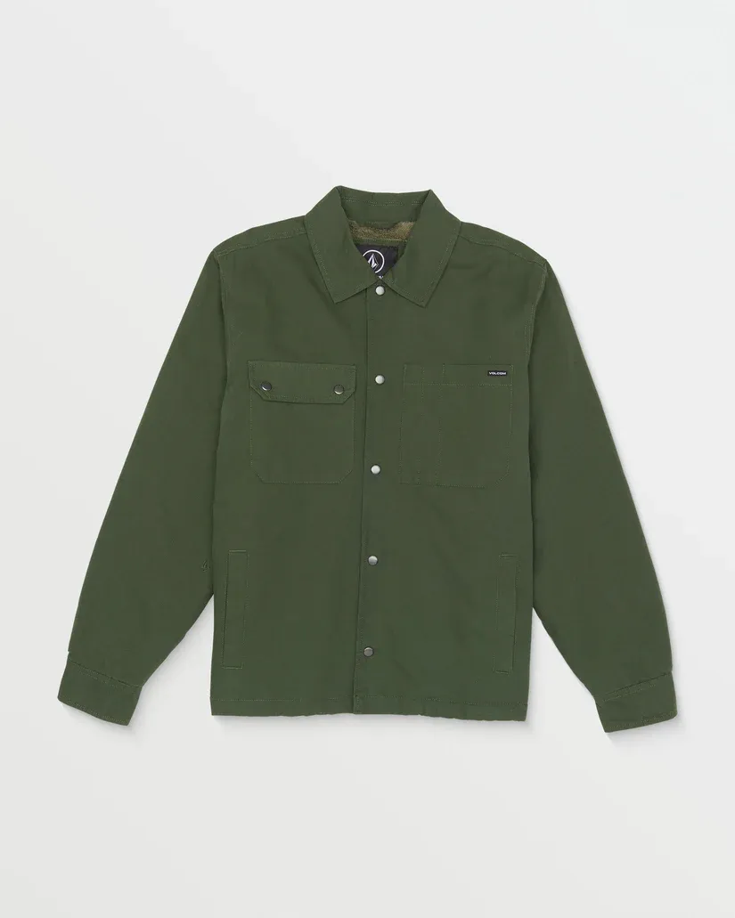 Volcom Men&#39;s Larkin Lined Jacket- SQD