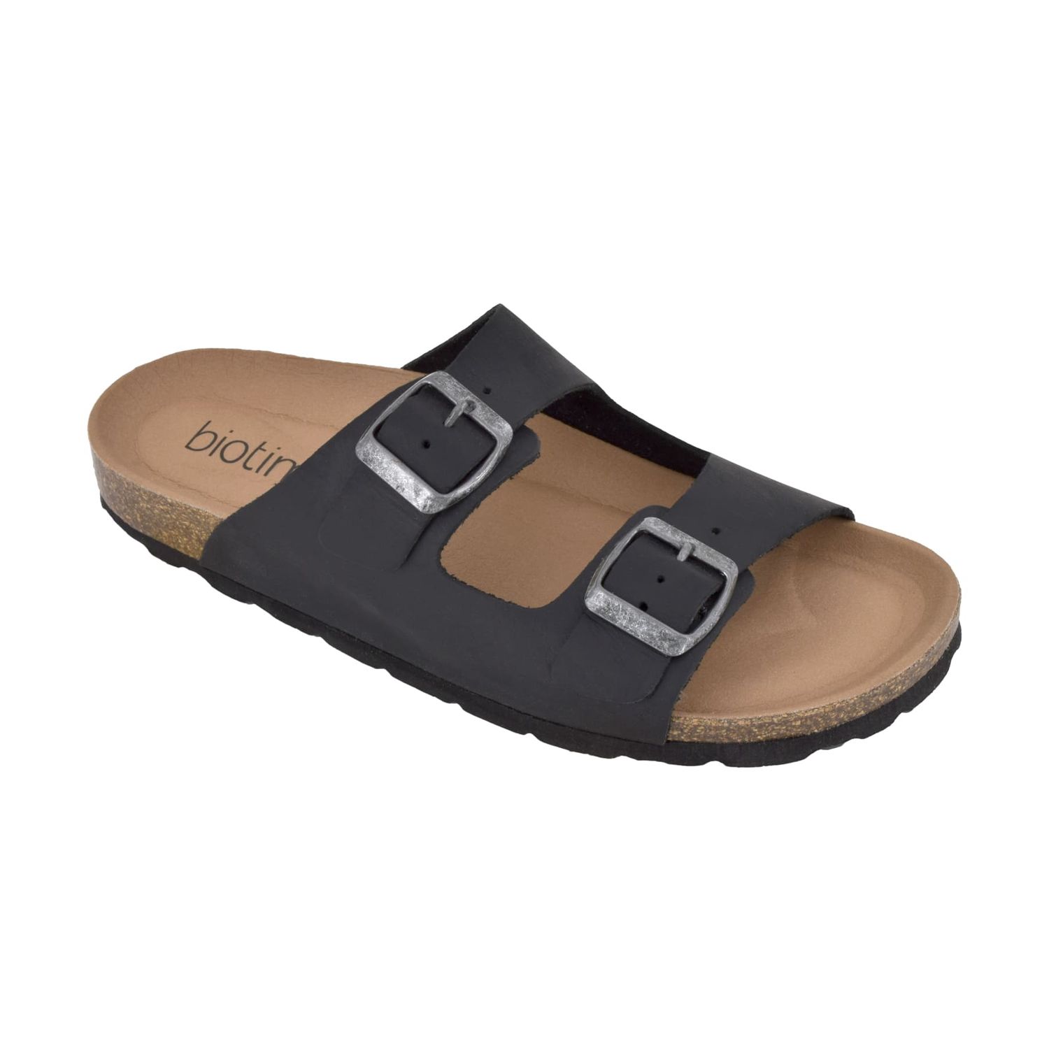 Biotime Ciara Sandal - Black Leather