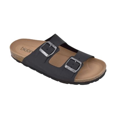 Biotime Women Ciara Sandal - Black Leather