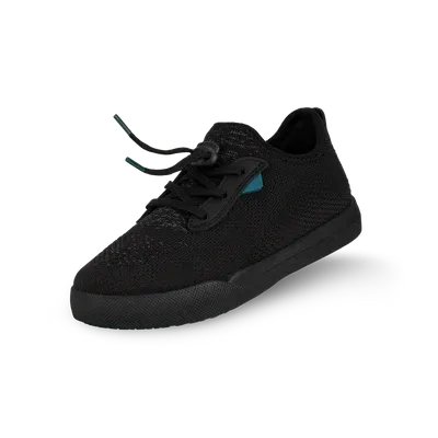 Vessi Kids Weekend Sneaker - Black on Black
