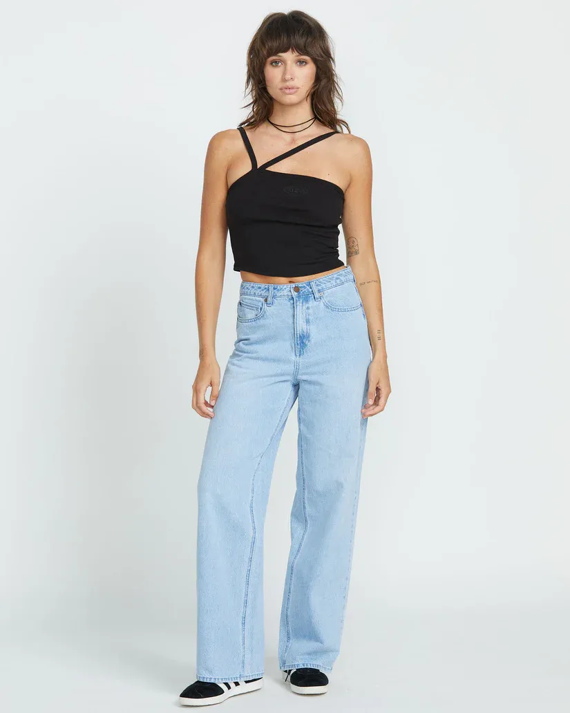 Volcom Women Stoned BF Hirise Jeans - BRB