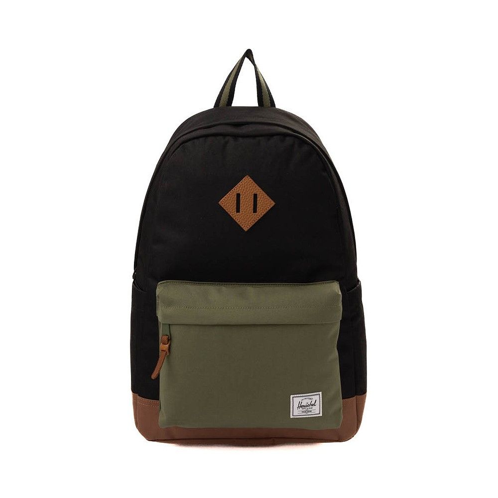 Herschel Heritage Backpack , Color: Black/Clover/Brown