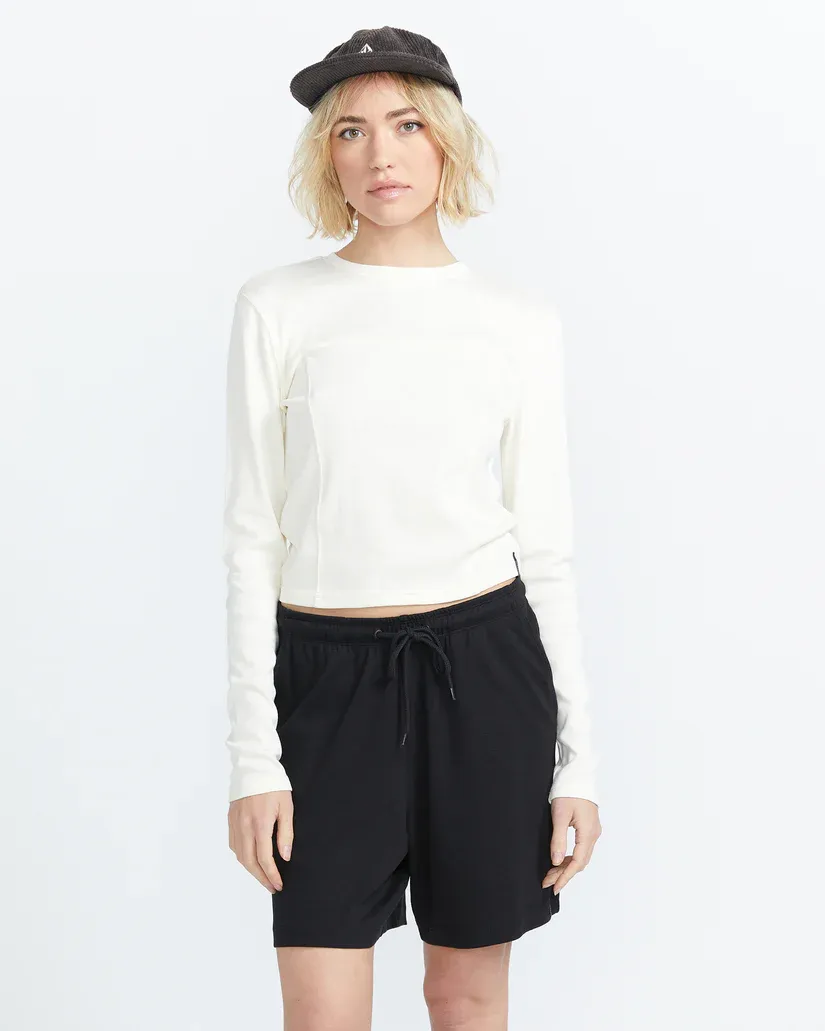 Volcom Women Lil Rib Longsleeve - BNE