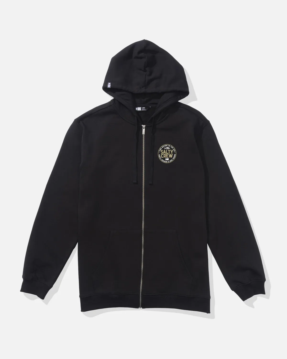 Salty Crew Men Legendary Zip Fleece - Black