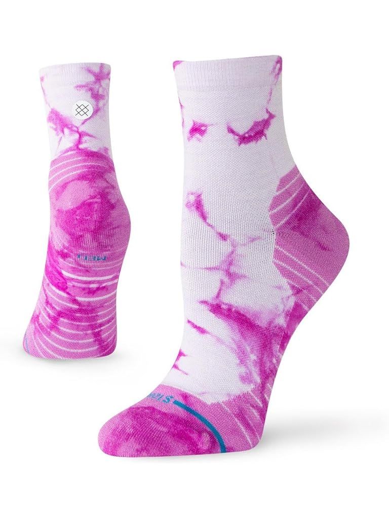 Stance Socks Women Run Aria LT Wool Qtr - Berry