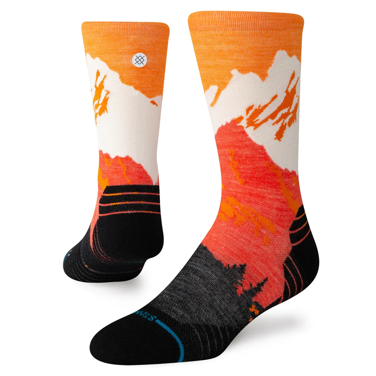 Stance Socks Run LT Wool Crew - Out Of Range ORA
