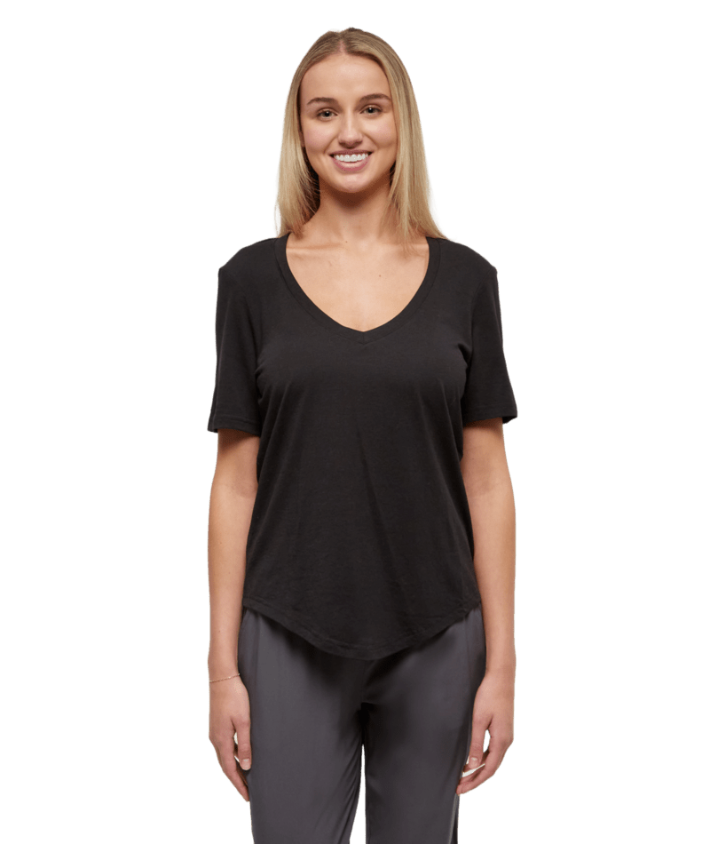 Tentree Women Brackley Tee - Meteorite Black