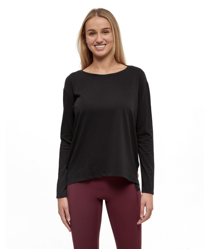 Tentree Women Plateau Longsleeve - Black