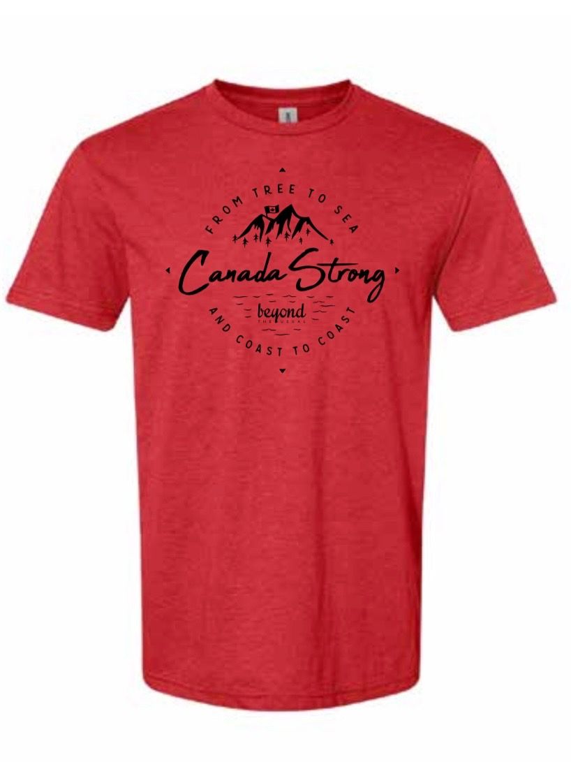 BTU Adult Unisex Canada Strong Tee - Red