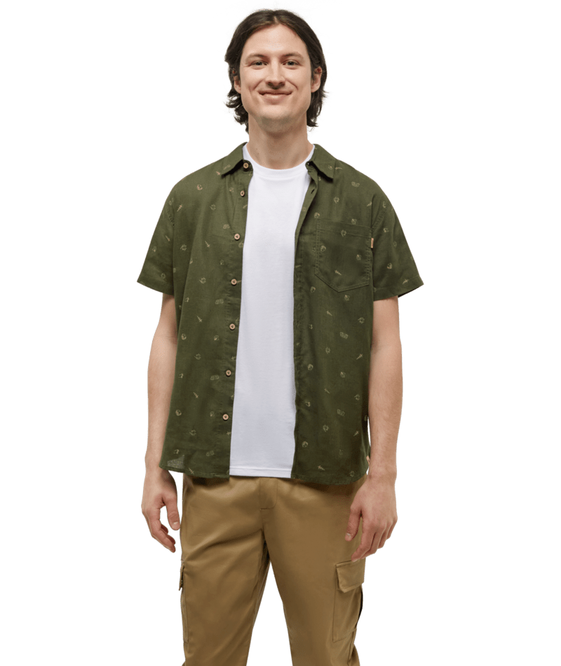 Tentree M Mancos Shortsleeve -Deep Olive
