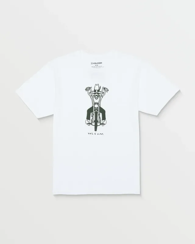 Volcom Men Stone Drifter SS Tee - WHT